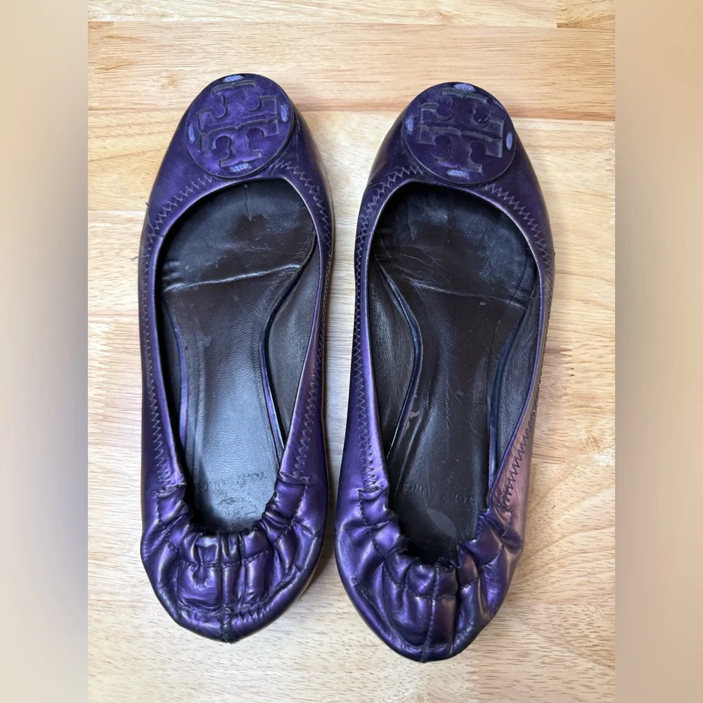 Tory Burch leather ballet